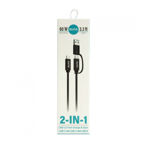 Alfa USB Cable 2-in-1