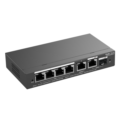 Reyee 6-portu Gigabit PoE komutators