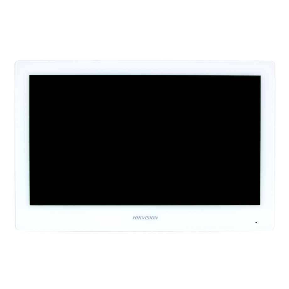 HikVision 10" TFT LCD IP-monitors DS-KH8520-WTE1 balts