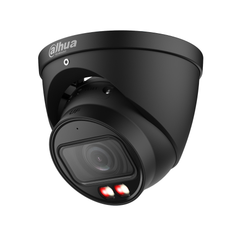 Dahua 4MP Dual Light Eyeball kamera IPC-HDW2449T-ZS-IL, melna